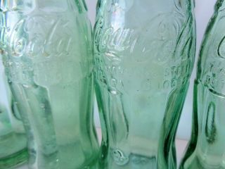 Vintage 1950 Dug 6 Coca Cola Bottles Augusta Maine Coke ME Owens Glass 3