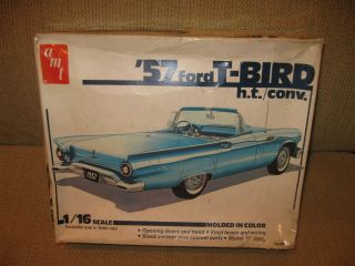 Vintage 1/16 Scale 1957 Ford Thunderbird,  Amt,  C1979: Complete,