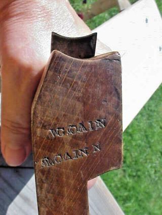 Antique Wooden Molding Plane Marked WC Cain 3