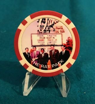 Rat Pack At The Sands,  2 Casino Chip - Fantasy Re - Make,  Las Vegas,  Nevada