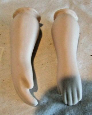 Vintage Porcelain/bisque Collectible Doll Arms 3 " Body Parts I