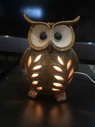 7 Inch Owl Lamp Light