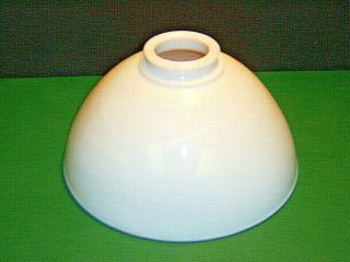 Vintage 10 " White Milk Glass Lamp Shade 2 - 15/16 " Outside Fitter