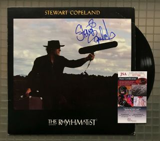 Stewart Copeland The Police Signed Autograph " Rhythmatist " Album Lp Jsa