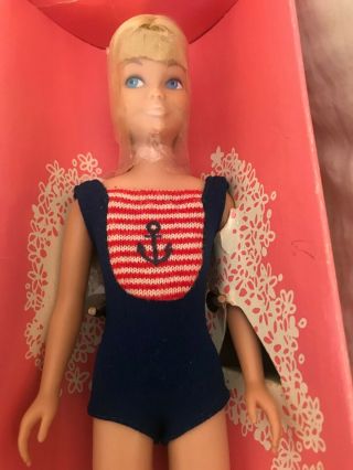 Stunning Vintage 1965 Bend - Leg Skipper (blonde) 1030 Mib - Barbie 