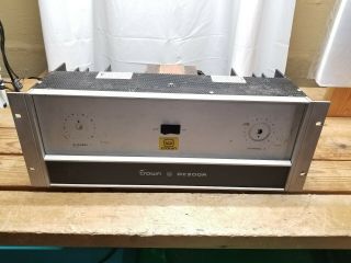 Crown Dc300a Vintage Dual Channel Laboratory Amplifier Power Amp