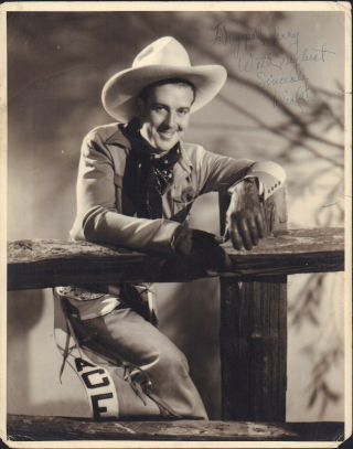 Dick Powell Vintage Signed 11x14 Photograph Autograph