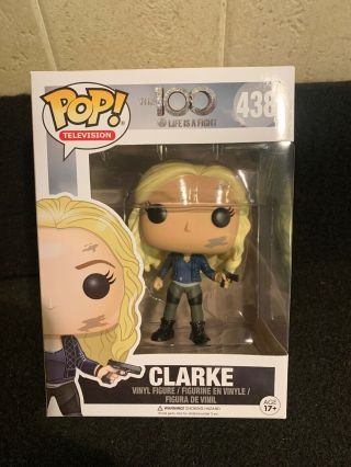 Funko Pop The 100 Life Is A Fight Rare Clarke Griffin 438 Vinyl Figure Vaulted