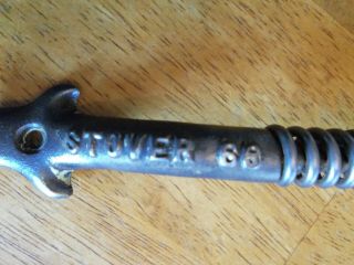 Vintage,  Wood Stove Lid Lifter - Sprial - Handle,  Stover 66 3