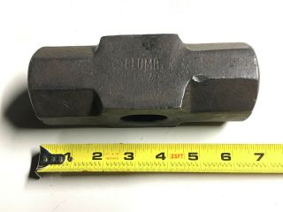 Vintage Plumb 8 Lb.  Sledge Hammer Head In The Continental Usa