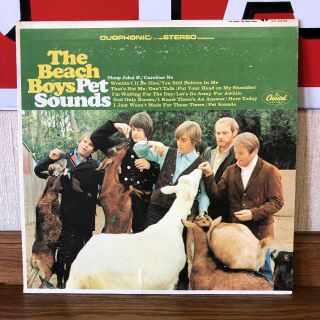Rare 1966 The Beach Boys Pet Sounds Lp Dt - 2158 Duophonic 1st Press Vg,  Album