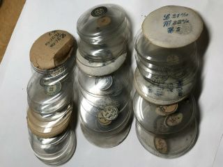 Watchmakers - 70 Large All Glass Pocket Watch Crystals.  Various Sizes
