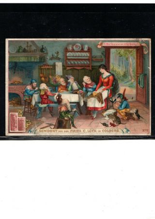 Very Early Snow White Fairy Tale Postcard,  Snow White And The 7 Dwarves