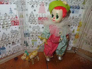 Vintage Madame Alexander Kins Doll Baby Clown With Pet - 1954 - Straight Lewd Walker