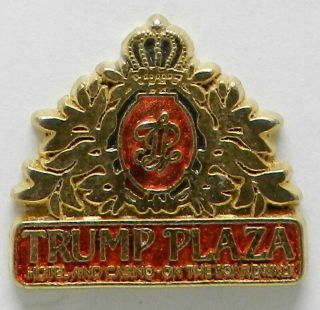Tp Crest Hat Pin Lapel Donald Trump Plaza Hotel Casino Ac President