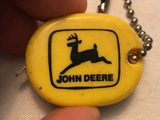 John Deere Vintage Tape Measure Keychain,  Canonsburg,  Pa.