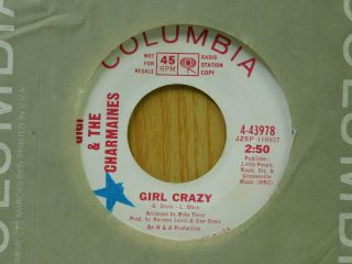 Gigi & The Charmaines Soul Girl Crazy Bw Guilty Columbia