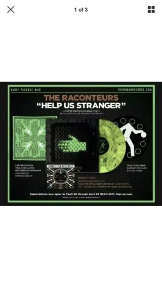 The Raconteurs Jack White Help Us Stranger Third Man Records Tmr Vault 40