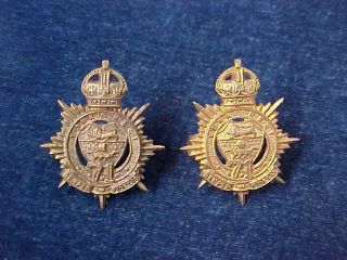 Orig Pre Ww1 Collar Badges 71st York Regiment