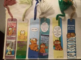 Vintage 1978 Garfield Bookmarks By Jim Davis