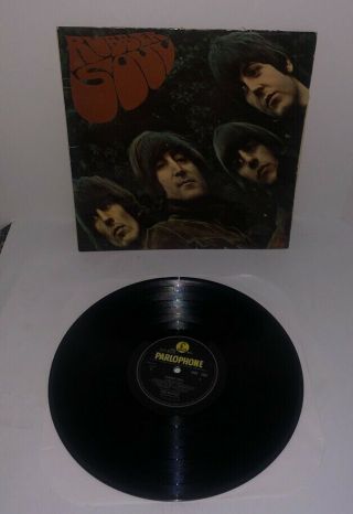 The Beatles - Rubber Soul Vinyl Lp Uk First Pressing Loud Cut Pmc 1267 Ex