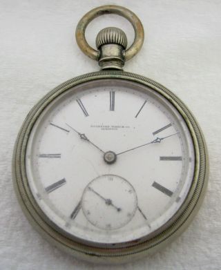 Antique 18s Rockford Pocket Watch Parts Repair