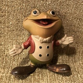 Vtg 1948 Rempel Mfg Squeaky Toy Rubber Froggy The Gremlin Squeaker Mcconnell 5 "
