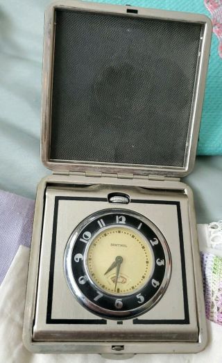Sentinel Mechanical Wind Up Vintage Pocket Watch With A Stand