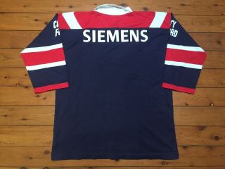 SYDNEY ROOSTERS 2000 RARE VINTAGE CLASSIC NRL RUGBY LEAGUE SHIRT JERSEY XL 2