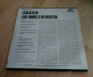 LOUIE RAMIREZ & HIS ORCHESTRA - LATIN AU GO GO - PRESSING - MONO 2