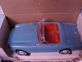 Vintage Ideal Tammy ' s Car Tammy Family Blue Car with Flag & Display Box 2