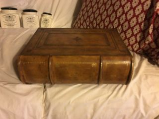 Maitland Smith Large Wood Book Box 12 X 15 X 5 "
