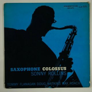 Sonny Rollins " Saxophone Colossus " Jazz Lp Prestige 7079 Mono Dg