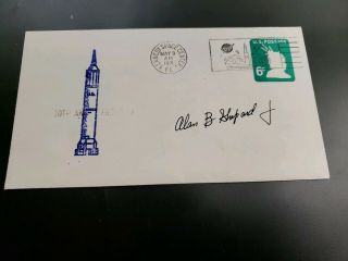 1971 Us Space Autograph Astronaut Alan B Shepard
