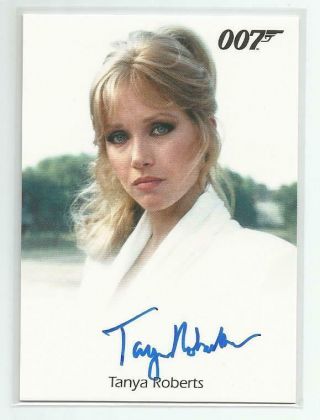 2015 James Bond A View To A Kill Tanya Roberts Autograph Card (as Stacey Sutton)
