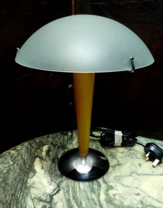 Vintage Ikea Kvintol Table Lamp.  Mid Century Modern Mushroom Light.
