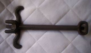 Antique Wood Stove Plate Lid Lifter Cast Iron Stove Tool 9 "