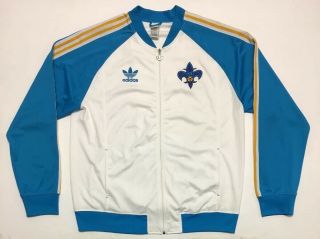 Adidas Zip - Up Charlotte Hornets Track Jacket Shooting Warm Up Size 2xl Vintage