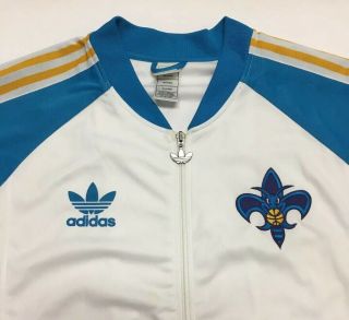 Adidas Zip - Up Charlotte Hornets Track Jacket Shooting Warm Up Size 2XL Vintage 2