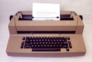 Vintage Ibm Selectric Ii 2 Correcting Typewriter Tan