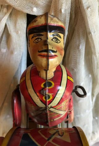 Vintage Marx Let The Drummer Boy Play Wind - Up Tin Litho Toy