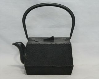 Vintage Japanese Black Cast Iron Teapot (tetsubin) With Strainer