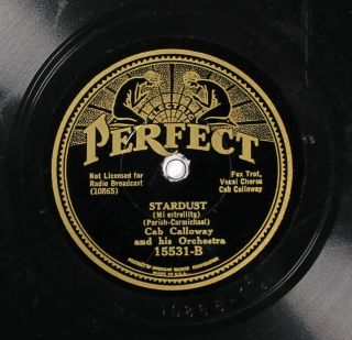 Cab Calloway and his Orchestra PERFECT 15531 E - PRE WAR JAZZ 78 2