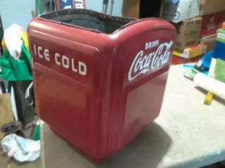 Vintage Coca Cola Coke Baby Soda Fountain Diner Dispenser Adveryising Sign Store