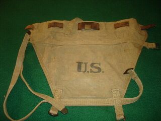 Wwi Us M1910 Haversack Pack Carrier,  1918 Dated