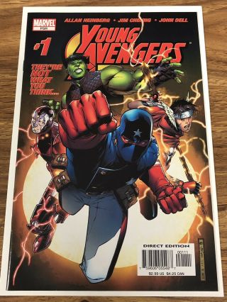 Young Avengers 1 (2005,  Marvel) Vf 1st App Kate Bishop,  Hulkling,  Iron Patriot