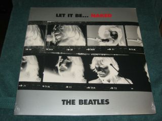 2003 The Beatles Let It Be Naked Apple Vinyl Import 2 Lp,  7 " Bonus