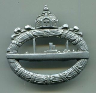 Imperial German World War I U - Boat Badge