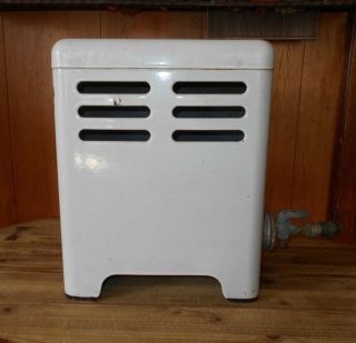 Vintage Art Deco Gas Space Heater Porcelain