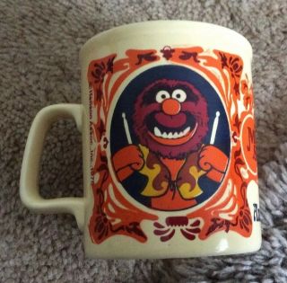 1978 Vintage The Muppet Show Animal Mug Kiln Craft England 3.  5” Tall 2